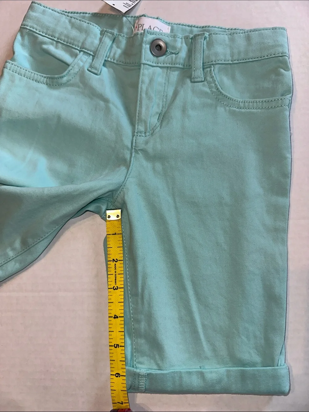 The Children's Place Mint Green & Lavender Knit Bermuda Shorts 2-Pack - NWT